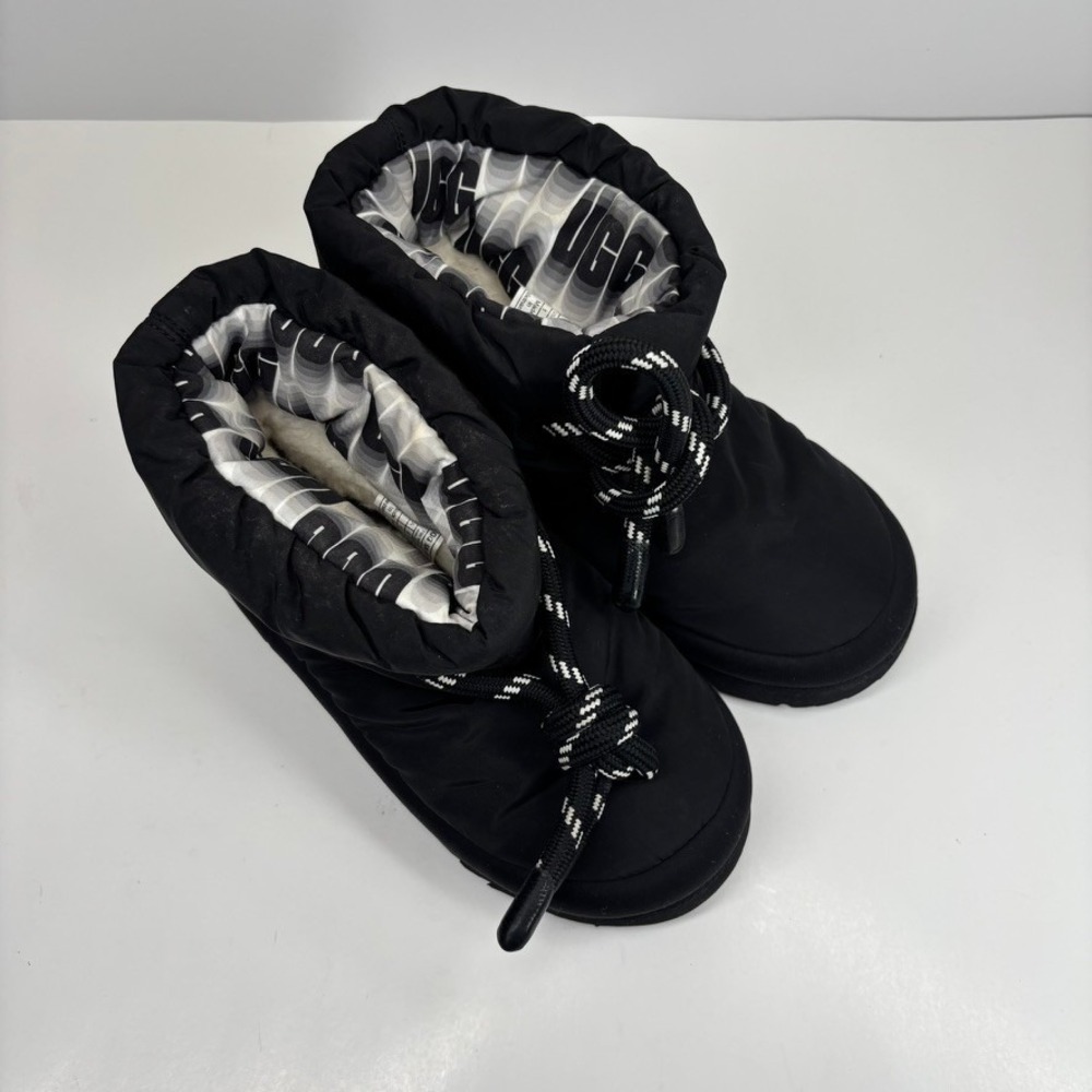 UGG Classic Maxi Short Kids' US Size 1 Black Puffer Winter‎ Snow Boots 1130773K - Picture 14 of 16